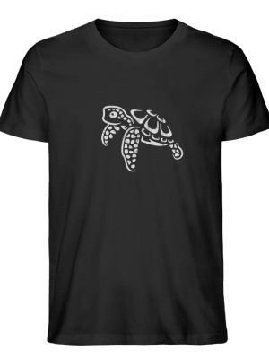 schwimmende Meeres-Schildkröte - Herren Premium Organic Shirt-16