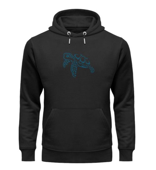 Lässig lustige Wasserschildkröte - Unisex Organic Hoodie-16