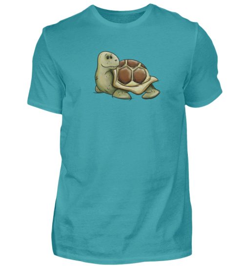 Lässige süße Schildkröte - Herren Shirt-1242