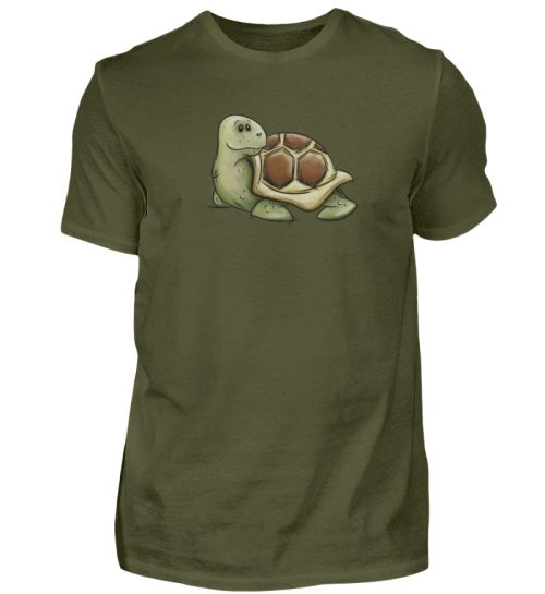 Lässige süße Schildkröte - Herren Shirt-1109