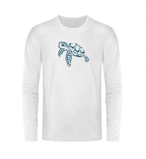 Lässig lustige Wasserschildkröte - Unisex Long Sleeve T-Shirt-3