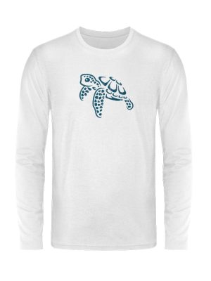 Lässig lustige Wasserschildkröte - Unisex Long Sleeve T-Shirt-3