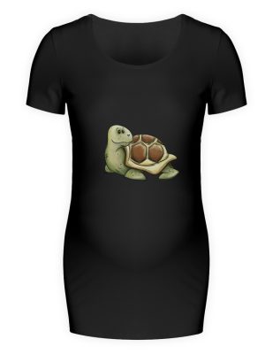 Lässige süße Schildkröte - Schwangerschafts Shirt-16