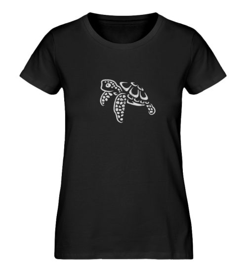 schwimmende Meeres-Schildkröte - Damen Premium Organic Shirt-16
