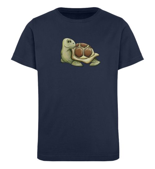 Lässige süße Schildkröte - Kinder Organic T-Shirt-6887
