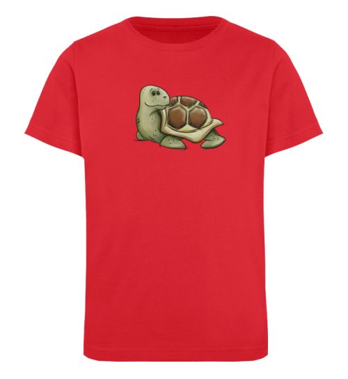Lässige süße Schildkröte - Kinder Organic T-Shirt-6882