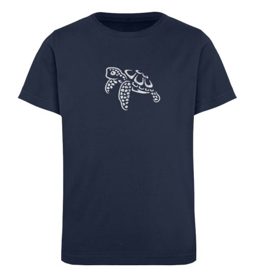 schwimmende Meeres-Schildkröte - Kinder Organic T-Shirt-6887