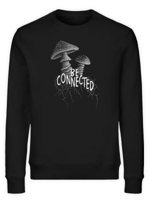 Be Connected Panther-Pilz - Unisex Organic Sweatshirt-16