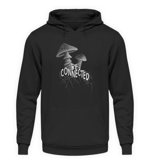 Be Connected Panther-Pilz - Unisex Kapuzenpullover Hoodie-1624