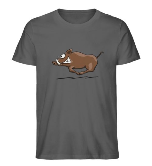 sauwildes Wildschwein | Wildsau - Herren Premium Organic Shirt-6896
