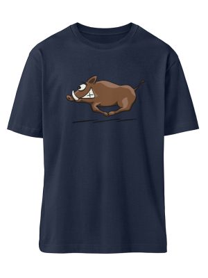 sauwildes Wildschwein | Wildsau - Organic Relaxed Shirt ST/ST-6887