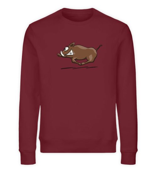 sauwildes Wildschwein | Wildsau - Unisex Organic Sweatshirt-6883