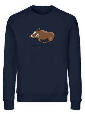 sauwildes Wildschwein | Wildsau - Unisex Organic Sweatshirt-6887