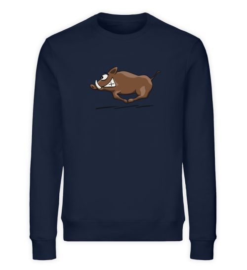 sauwildes Wildschwein | Wildsau - Unisex Organic Sweatshirt-6887