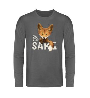 For Fox Sake fluchender Fuchs - Unisex Long Sleeve T-Shirt-627