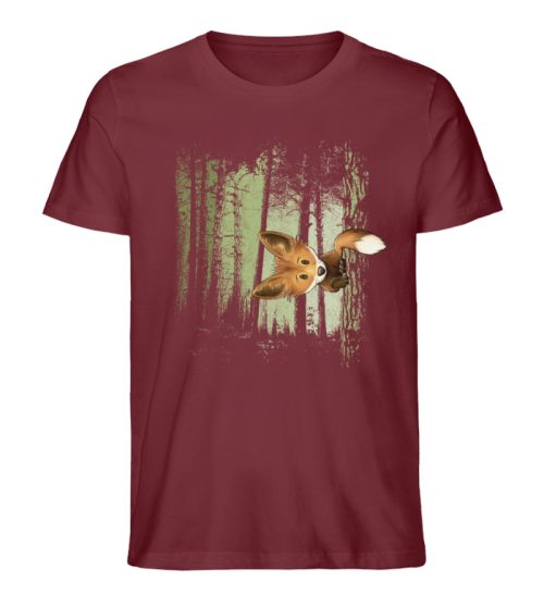 Fuchs im Zwielicht-Wald - Herren Premium Organic Shirt-6883