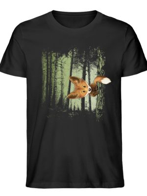 Fuchs im Zwielicht-Wald - Herren Premium Organic Shirt-16