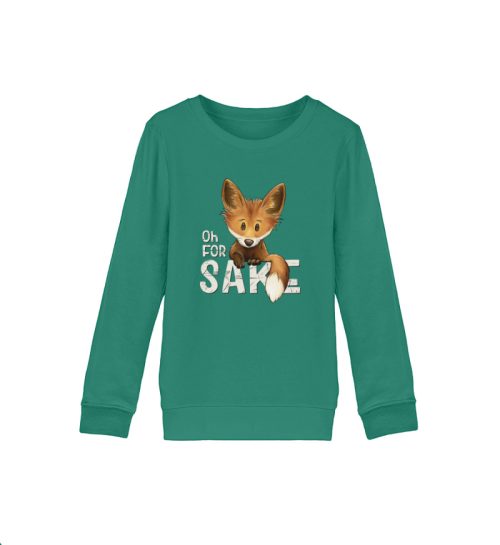 For Fox Sake fluchender Fuchs - Organic Kids Sweatshirt ST/ST-6929