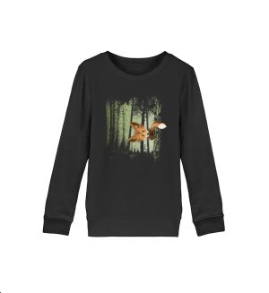 Fuchs im Zwielicht-Wald - Organic Kids Sweatshirt ST/ST-16