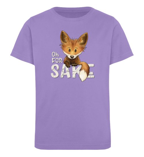 For Fox Sake fluchender Fuchs - Kinder Organic T-Shirt-6904