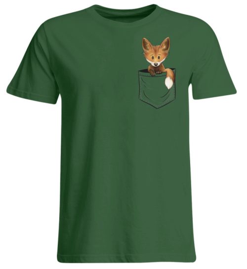 Funky Fuchs in der Tasche - Übergrößenshirt-833