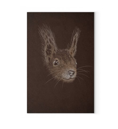 Eichhörnchen Kritzelkunst Illustration - Leinwand mit Keilrahmen-6846
