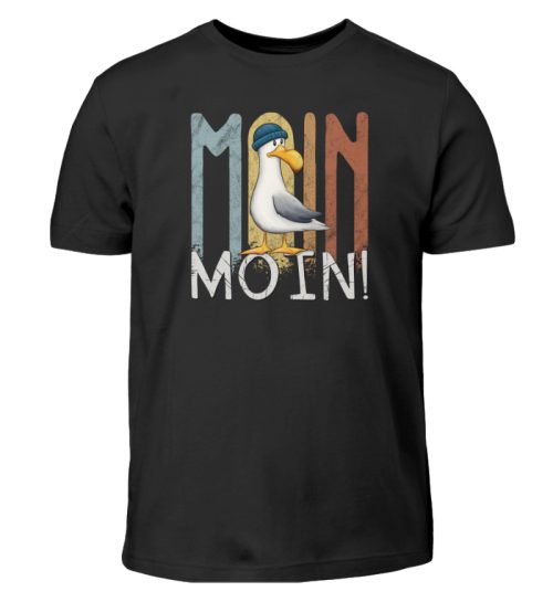 Moin Moin norddeutsche Möwe - Kinder T-Shirt-16