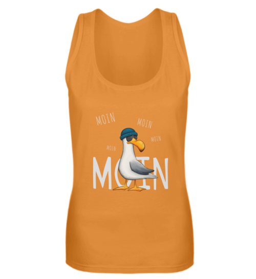 Moin Moin Lässige Hipster Möwe - Frauen Tanktop-20