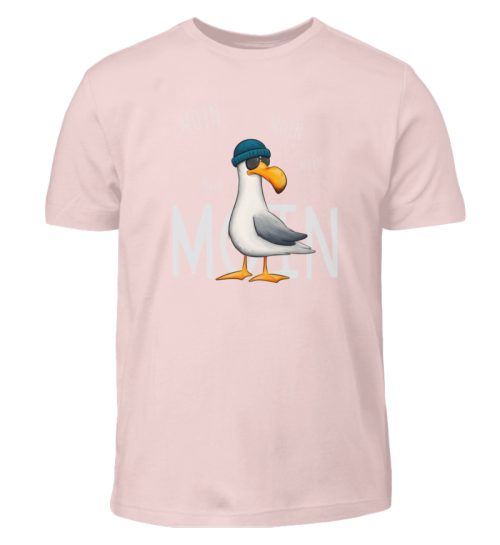 Moin Moin Lässige Hipster Möwe - Kinder T-Shirt-5823