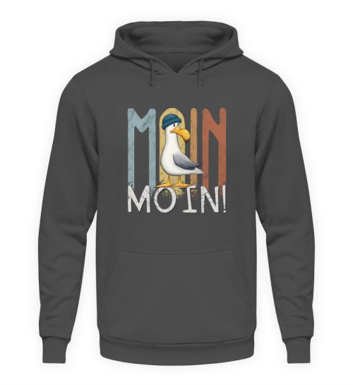 Moin Moin norddeutsche Möwe - Unisex Kapuzenpullover Hoodie-1762