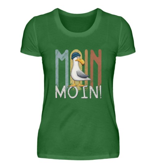 Moin Moin norddeutsche Möwe - Damen Premiumshirt-30