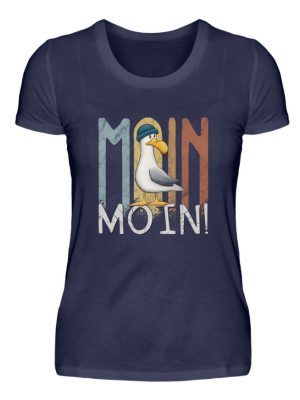 Moin Moin norddeutsche Möwe - Damen Premiumshirt-198