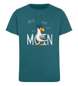 Moin Moin Lässige Hipster Möwe - Kinder Organic T-Shirt-6889