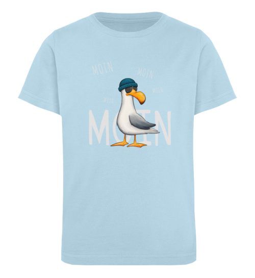 Moin Moin Lässige Hipster Möwe - Kinder Organic T-Shirt-6888