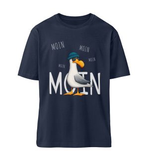 Moin Moin Lässige Hipster Möwe - Organic Relaxed Shirt ST/ST-6887