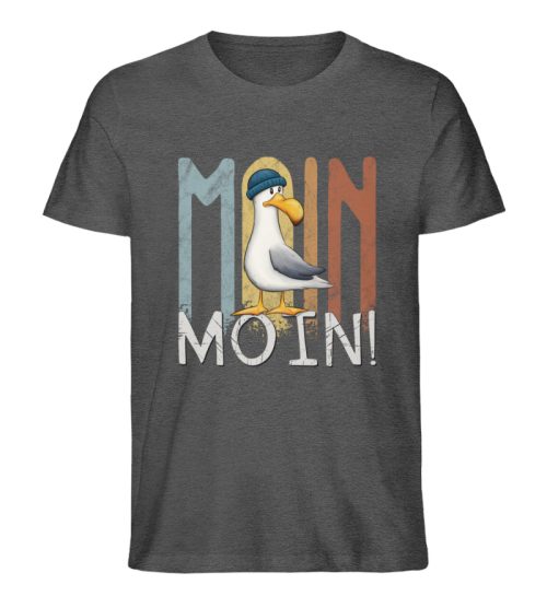 Moin Moin norddeutsche Möwe - Herren Premium Organic Shirt-6898