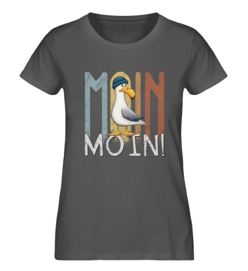 Moin Moin norddeutsche Möwe - Damen Premium Organic Shirt-6896