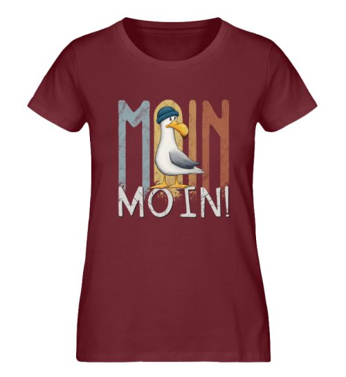 Moin Moin norddeutsche Möwe - Damen Premium Organic Shirt-6883