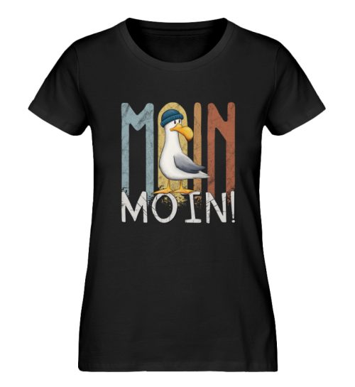 Moin Moin norddeutsche Möwe - Damen Premium Organic Shirt-16