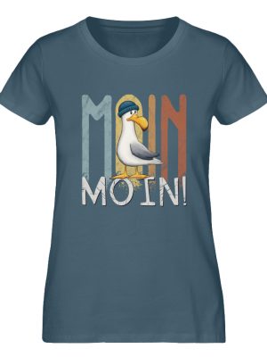 Moin Moin norddeutsche Möwe - Damen Premium Organic Shirt-6895