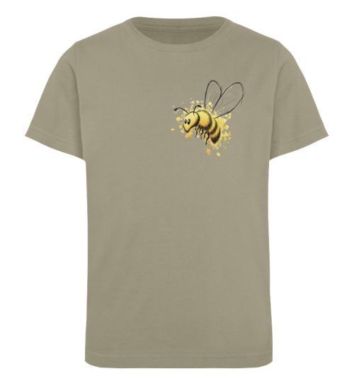 Lässige kleine Honig-Biene - Kinder Organic T-Shirt-651