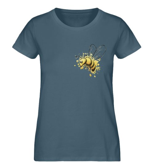 Lässige kleine Honig-Biene - Damen Premium Organic Shirt-6895