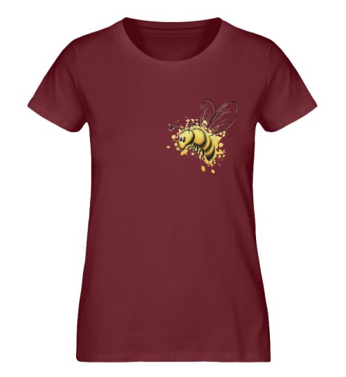 Lässige kleine Honig-Biene - Damen Premium Organic Shirt-6883