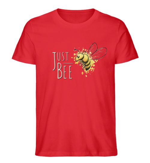 Just Bee, kleine Honig-Biene - Herren Premium Organic Shirt-6882