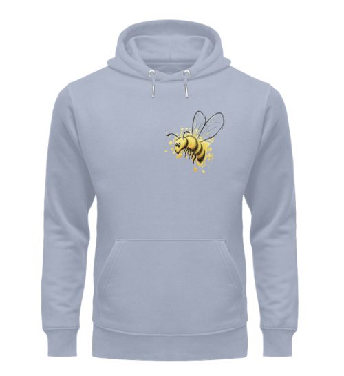 Lässige kleine Honig-Biene - Unisex Organic Hoodie-7164