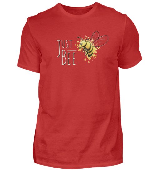 Just Bee, kleine Honig-Biene - Herren Shirt-4