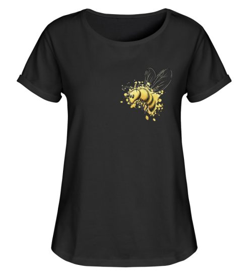 Lässige kleine Honig-Biene - Damen RollUp Shirt-16