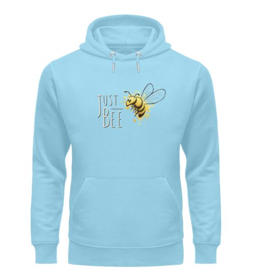 Just Bee, kleine Honig-Biene - Unisex Organic Hoodie-674