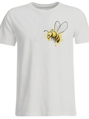 Lässige kleine Honig-Biene - Übergrößenshirt-1053