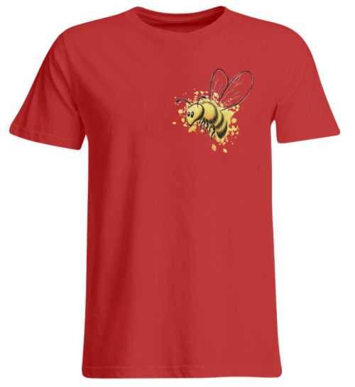 Lässige kleine Honig-Biene - Übergrößenshirt-4